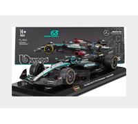 1:24 BURAGO Mercedes Gp F1 W15 #63 2024 Russell +Pilot % Showcase BU28063-R