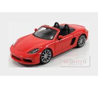 PORSCHE 718 Boxster - redorange - Bburago 1:24