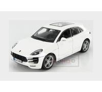 1:24 Burago Porsche Macan 2013 White BU21077W Modellino