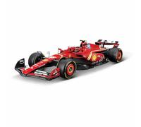Bburago Build-It-Yourself Die-Cast Fórmula 1 F1 Maqueta - Ferrari SF-24 - Sainz - Escala 1:24 - Pieza de colección excepcionalmente detallada - Réplica de coches de carreras