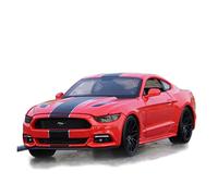 1 24 for Ford Mustang GT 2015 Muscle Car Alloy Car Model Diecast Collector Car Toy Boy Regalos De Cumpleaños Miniaturas De Automoción(Rojo)