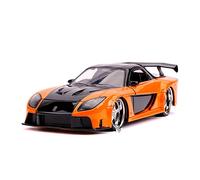 1 24 For Mazda Rx7 Modelo De Aleación De La Aleación De Metal De Simulación De La Colección De Automóviles Naranja como Regalo De Negocio Miniaturas De Automoción