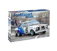 Italeri 3655 Ford Lancia Escort MK.II, 1:24, Color Blanco/opulento jardín, 165 mm de Longitud