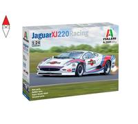 Italeri Maqueta de coche Jaguar XJ 220 de competición 1:24 Kit de plástico 3669