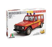 Italeri Maqueta de coche Mercedes G230 Bomberos para montar y pintar 1/24