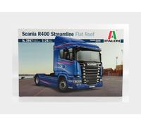 1:24 Italeri Scania R400 Streamline Flat Roof Tractor Truck 2010 Kit IT3947 Mode