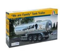 1:24 ITALERI Tank Trailer For Truck We Are Familiy Trasporto Latte Kit IT3911