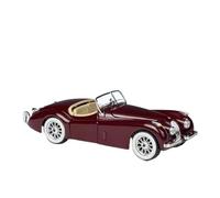 1:24 Jaguar XK120 Roadster 1951 Aleación Diecast Modelo De Coche Colección Decoración Hobby Miniaturas De Automoción(Red)