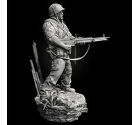 1/24 Kit de Modelado de Figura de Resina de Soldado Estadounidense de Vietnam sin Pintar ni Montar //f5w7Q2