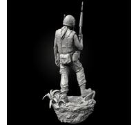 1/24 Kit de Modelado de Figura de Resina de Soldado Estadounidense de Vietnam sin Pintar ni Montar //f5w7Q3