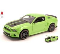 1/24 MAISTO FORD USA MUSTANG COUPÉ STREET RACER 2014 VERDE MET NEGRO