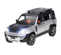 1/24 Modelo fundido a presión para Land Rover New Defender 110, regalo para niños, con sonido y luz
