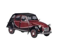 1:24 para 2CV 6 Charleston Modelo Coche De Aleación Serie Retro Colección Sorpresa De Automóviles De Juguete