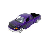 1:24 para Camioneta F150 Simulación De Aleación Modelo De Coche Colección Recuerdo Exhibición Estática Miniaturas De Automoción(Purple)