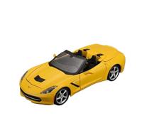 1:24 para Chevrolet Corvette Stingray 2014 Modelo de Coche Deportivo de aleación fundida a presión Carreras de Metal Adorno Decoración del Hogar