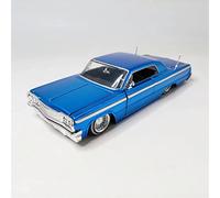 1 24 para Chevy Impala 1964, Modelo de Coche fundición a presión Alta simulación, réplica Metal, Adorno para vehículo