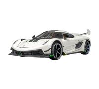 1 24 para el Modelo de automóvil Koenigsegg Simulación de aleación 21CM Rebote acústico-óptico Decorado Escritorio Colección Conmemora a Hombres y Mujeres