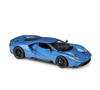 1 24 para Ford GT 2017, simulador de Carreras, Coche Deportivo, Modelo fundición a presión Metal, en Miniatura(Azul)