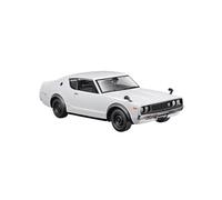 1 24 para Nissan Skyline 2000gt-r GTR 1973 Modelo De Aleación Datsun 510 De 1971 Modelo De Coche De Metal(White)