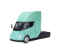 1 24 para Tesla Semi Truck Head Simulación Modelo de aleación Decoración Escritorio Niños Hombres Juguete Colección Exhibición Conmemorativa 20CM(Plata)