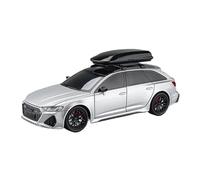 1 24 para UDI RS6, Modelo de aleación de Metal Fundido a presión de Alta simulación, luz de Sonido para Coche, Modelo de Coche extraíble(D)