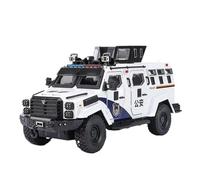 1:24 para Vehículos Blindados Smilodon F550 con Luz De Sonido Simulación En Miniatura Modelo De Coche Todoterreno(White)
