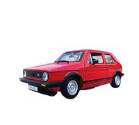 1:24 para Volkswagen 1979 Golf GTI MK1 Modelo De Coche De Aleación De Simulación Coleccionable Miniaturas De Automoción(Red)