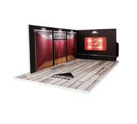 1/24 Scale Diecast Model Car Display Case - LED Parking System