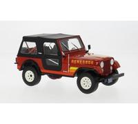 1980 Jeep CJ-7 Renegade Rojo 1:24 WhiteBox 124267