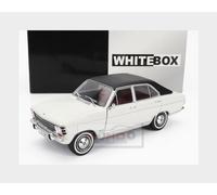 Opel Olympia A 1967 Blanco Mate Negro Modelo De Coche 1:24 Whitebox