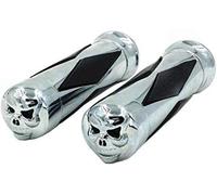 '1 25 mm Skull Diamond motocicleta motor Bike manillar mano Grips empuñadura agarre para Cruiser Chopper Bobber Custom