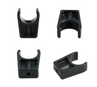 1~25 uds 20/25/32/40/50/63mm abrazadera de tubo UPVC conector de riego de jardín soporte de tubo duro junta de fijación de tubería de agua de acuario(40mm,1 piece)