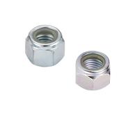 1-25 uds M5/M6/M7/M8/M10/M12/M14/M16/M18/M20 tuercas autoblocantes hexagonales de nailon de acero inoxidable, M7(10pcs)