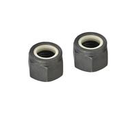 1-25 uds M5/M6/M7/M8/M10/M12/M14/M16/M18/M20 tuercas autoblocantes hexagonales de nailon de acero inoxidable, M7(10pcs)