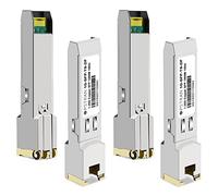 1.25G SFP a RJ45 cobre paquete de 4 para Dell Force10 GP-SFP2-1T SFP-1G-T 310-7225 407-BBOS 1000Base-T SFP-T 100m Cat5e Mini-GBIC módulo transceptor