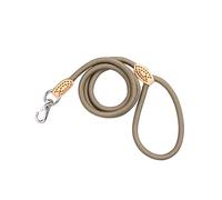 1.25M Correa de Perro Beige Cuerda de Resistente Metálico para Mascotas
