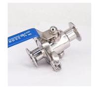 1" 25mm 304 Stainless Steel 1.5" Tri Clamp Knock-down Ball Valve For Homebrew Dairy Product 229 PSI