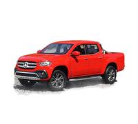 1:27 for Benz X-Class EXY Pickup Alloy Car Model Diecast Collect Car Toy Boy Regalos De Cumpleaños Miniaturas De Automoción(Rojo)