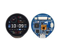 1.28 Pulgadas LCD Táctil Redondo Pantalla Basado en Raspberry Pi RP2040 Microcontrolador, 240x240 Píxeles Pantalla IPS de 65K Colores RGB, Conector Tipo-C Integrado