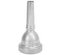 1 / 2in Copper Horn Mouthpiece | Sturdy & Oxidation - Proof for Tenor Trombone | Scratch - Proof Musical Instrument Accessory/Brass Band/Jazz Performance (Silver)