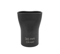 1/2in Scissor Jack Quick Drive Adapter, Metal Sturdy Wearproof Drill Adapter for Cordless Impact Wrench, Universal 1/2in Hex Socket Scissor Jack Drive Compatible with Most Scissor (30 mm (VT17712))