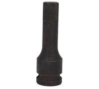 1 / 2in Socket Destornillador Hexagonal, 42 Cromo Molibdeno, Herramienta de Impacto A Prueba de Explosión - Alta Resistencia, Tratamiento de Superficie Negro, Uso Profesional y (Vaso para