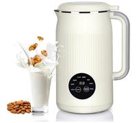 1.2L Nut Milk Blender, Soy Fruit Milk Blender with Smart LED Display and Touch Control, 10-Blade Stainless Steel Blades, 12H Timer, 8 Functions, Self-Cleaning for the