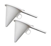 1/2Pcs Cream Funnel Baking Cream Portion Funnel Adjustable Liquid Chocolate Dispenser Kitchen Baking Tool for DIY Baking(White 1pc)