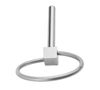 1/2pcs Pin De Seguridad De Acero Inoxidable Pon Linch Servicio Pesado Con Anillos Sujetadores Retención Retención Hardware A Prueba Óxido Seguridad Redonda Acero