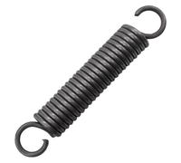 1/2pcs Spring Steel Single Hook Spring Oven Spring Wire Dia 4mm Outer Dia 25mm Length 100/120/150/180/200/220/250/300mm(220mm,25mm(1pcs)-4mm)