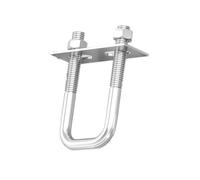 1/2set M6 M8 M10 Squa Bolt 304 Tornillo en U de acero inoxidable Abrazadera cuadrada Abrazadera de tubo cuadrado Perno de ángulo recto con deflector Abrazadera cuadrada 20-200 mm(M10x70x200mm 1set)
