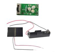 1.2V Solar PCB Control Board DIY Jar Light Kit con interruptor de palanca | Material de PC, 3 modos LED, encendido/apagado automático, tamaño compacto de 3,9 cm, para tarros, lámparas de césped