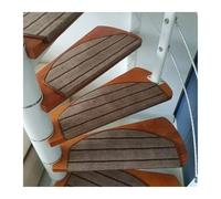 1/3/10 Piezas de alfombras Antideslizantes for escalones, Autoadhesivas, for escaleras, Textiles for el hogar, Seguridad, silenciosas, for Interiores(Coffee Stripes,3 pcs)