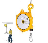 1-3/3-5/5-7/5-9kg Equilibrador de Resorte, Bloqueo Manual Equilibrador Retractor con Cuerda de Alambre Engrosada, Spring Balancer Retráctil para Fábrica Linea de Ensamblaje(Size:3-5kg)